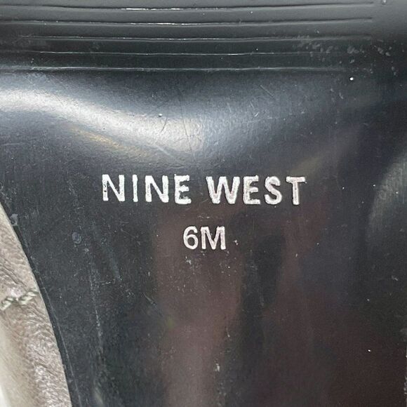 Nine West High Heel Lace Up Booties Size 6 - Picture 6 of 8